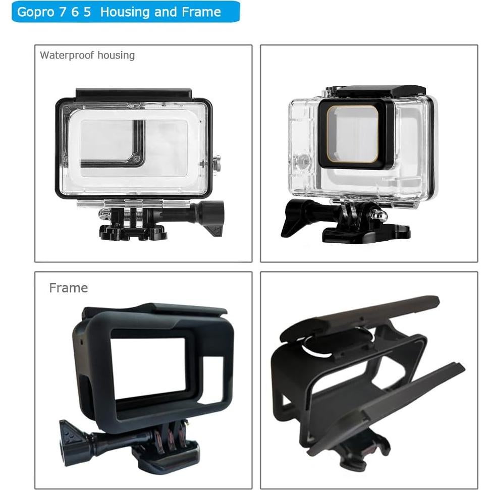 Kit de Accesorios 68 en 1 Husiway para GoPro Hero 7 6 5