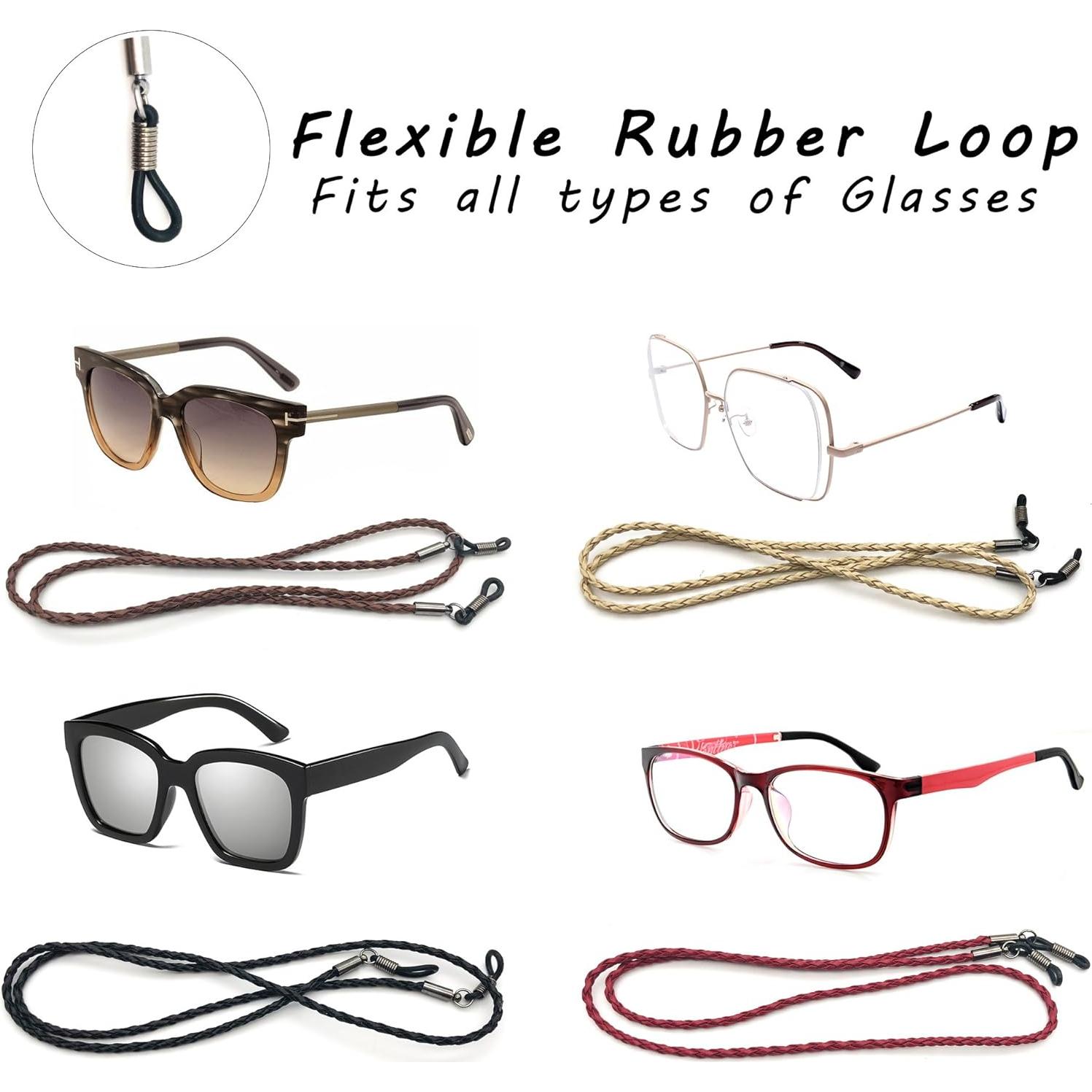 Correa para Gafas Tomorotec 4 Pack Cuero Premium 33 cm