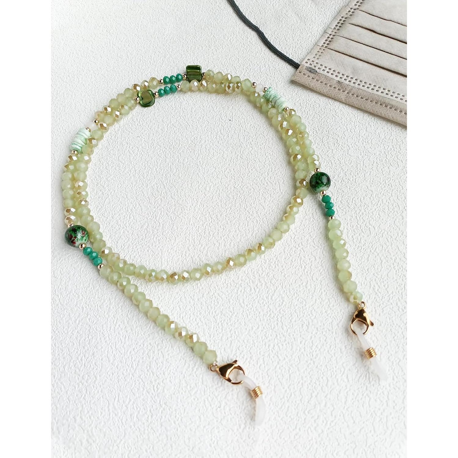 Cadena de Gafas con Perlas de Cristal Soporte 72cm