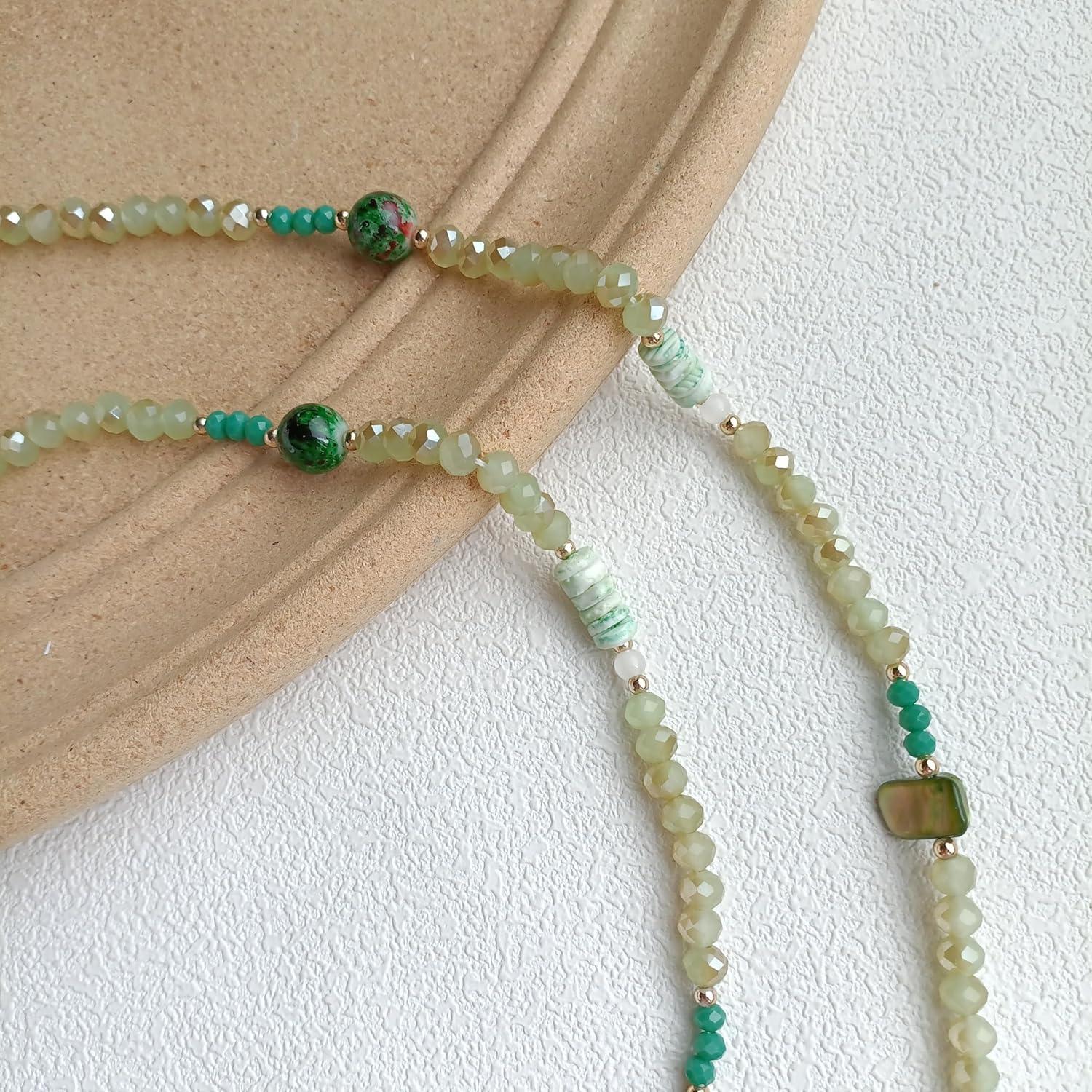 Cadena de Gafas con Perlas de Cristal Soporte 72cm