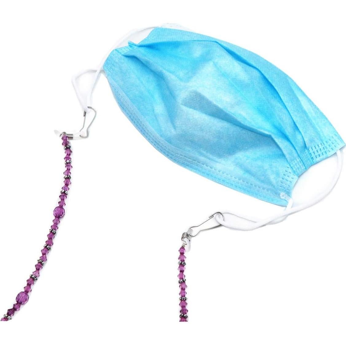 Cadena de Gafas Acrílico Morado Outman 66 cm con Cuentas