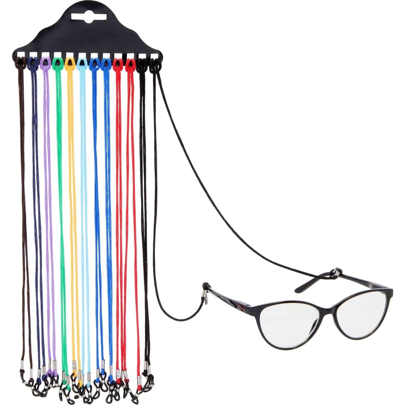 Juvale Set 12 Cuerdas Gafas Nylon Multicolor 61.00 cm