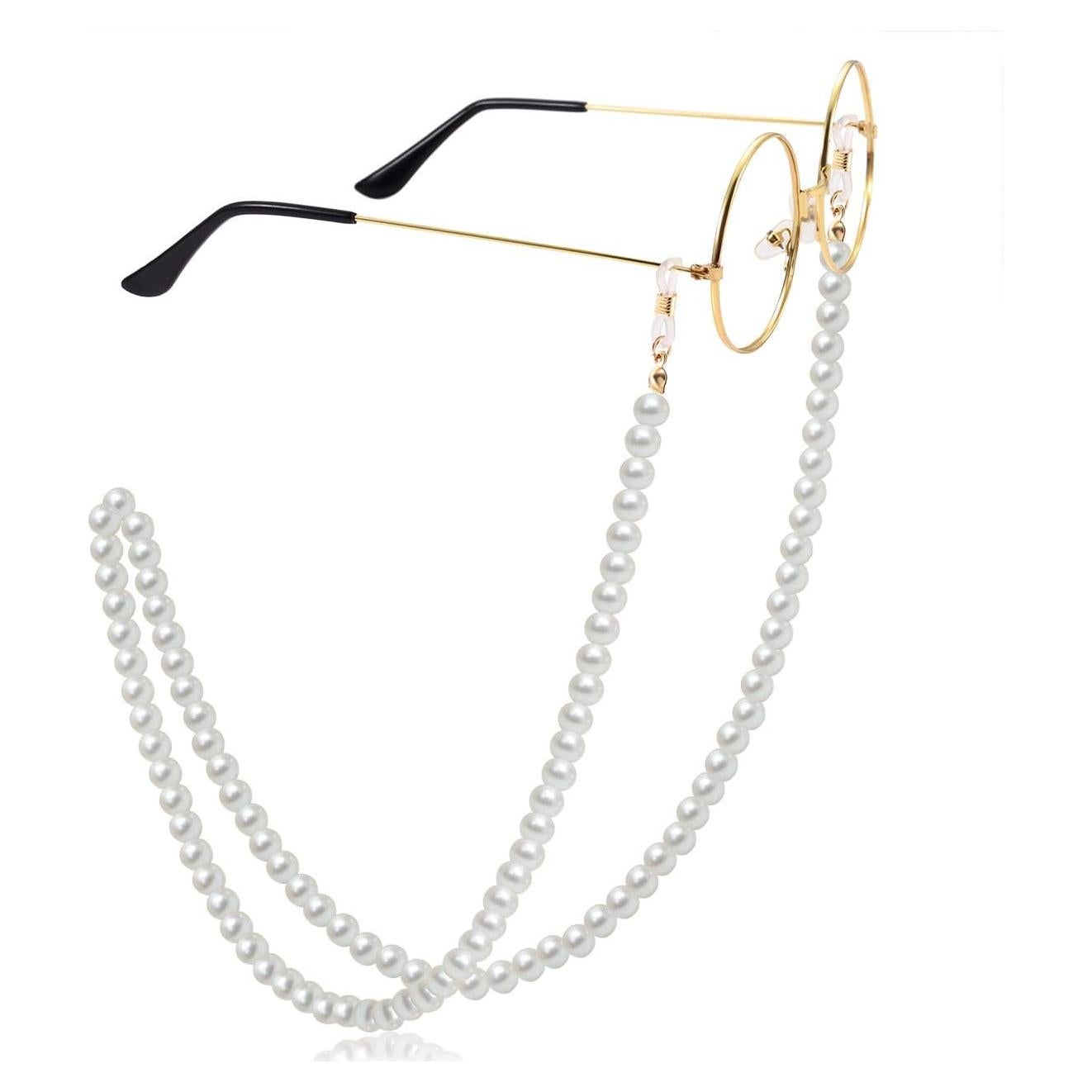 Cadena de Perlas para Gafas YAHPERN Diseño Elegante 71 cm