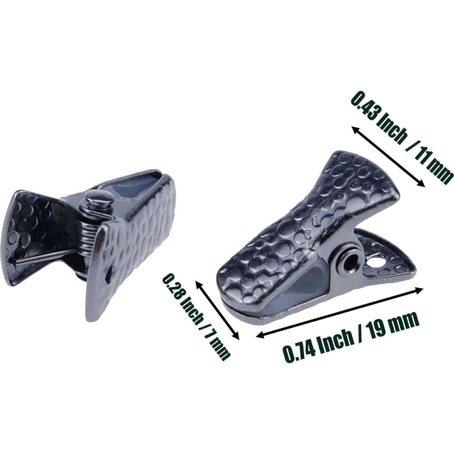 Clips de Cadena de Joyería Chinflly 20 PCS Negro