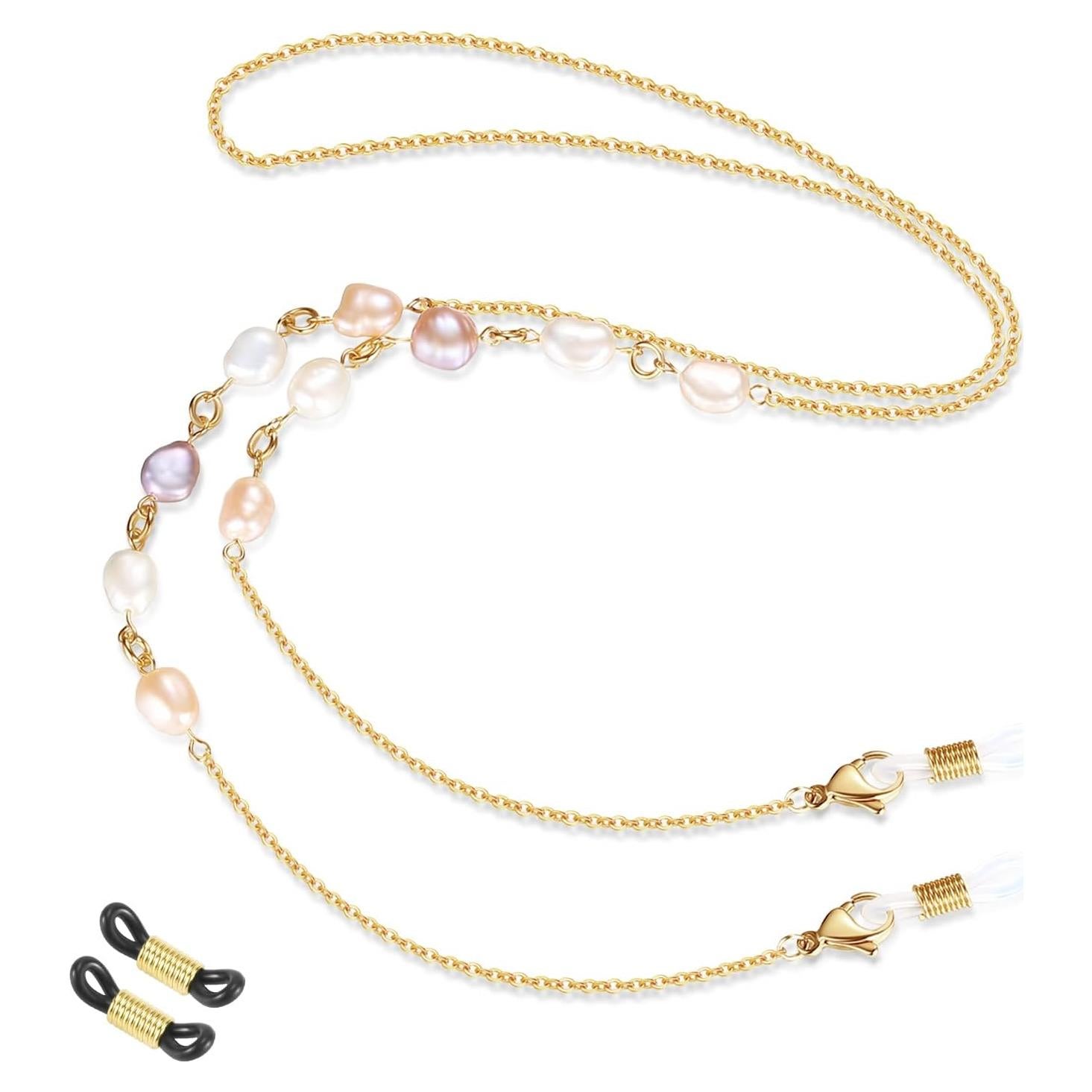 Cadena de Gafas SAM & LORI con Perlas y Beads Coloridos