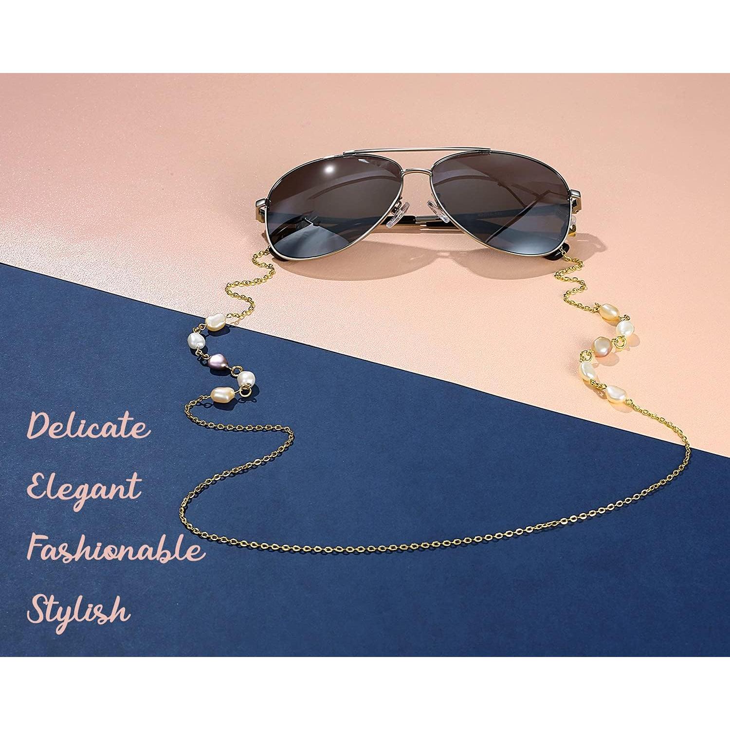 Cadena de Gafas SAM & LORI con Perlas y Beads Coloridos