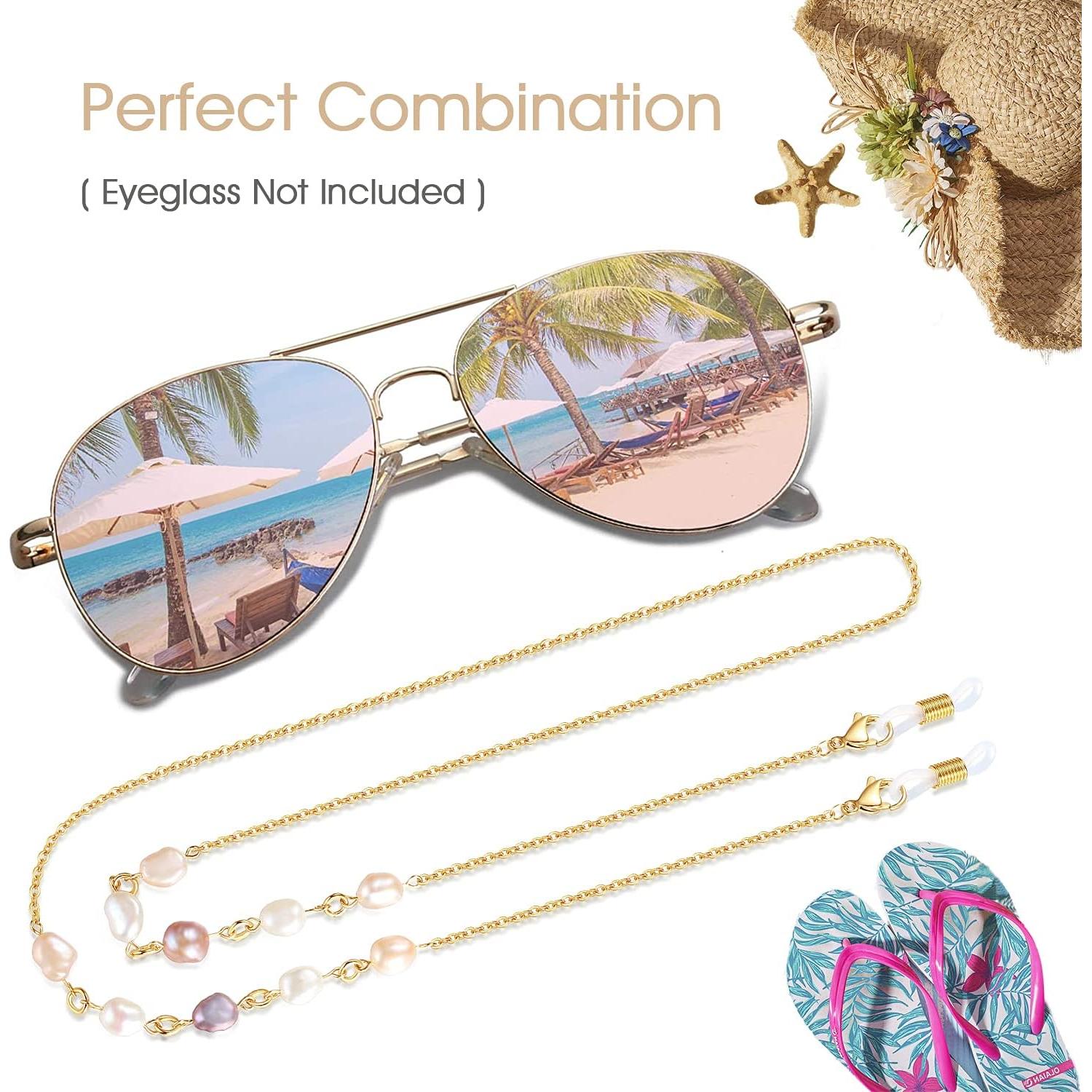 Cadena de Gafas SAM & LORI con Perlas y Beads Coloridos