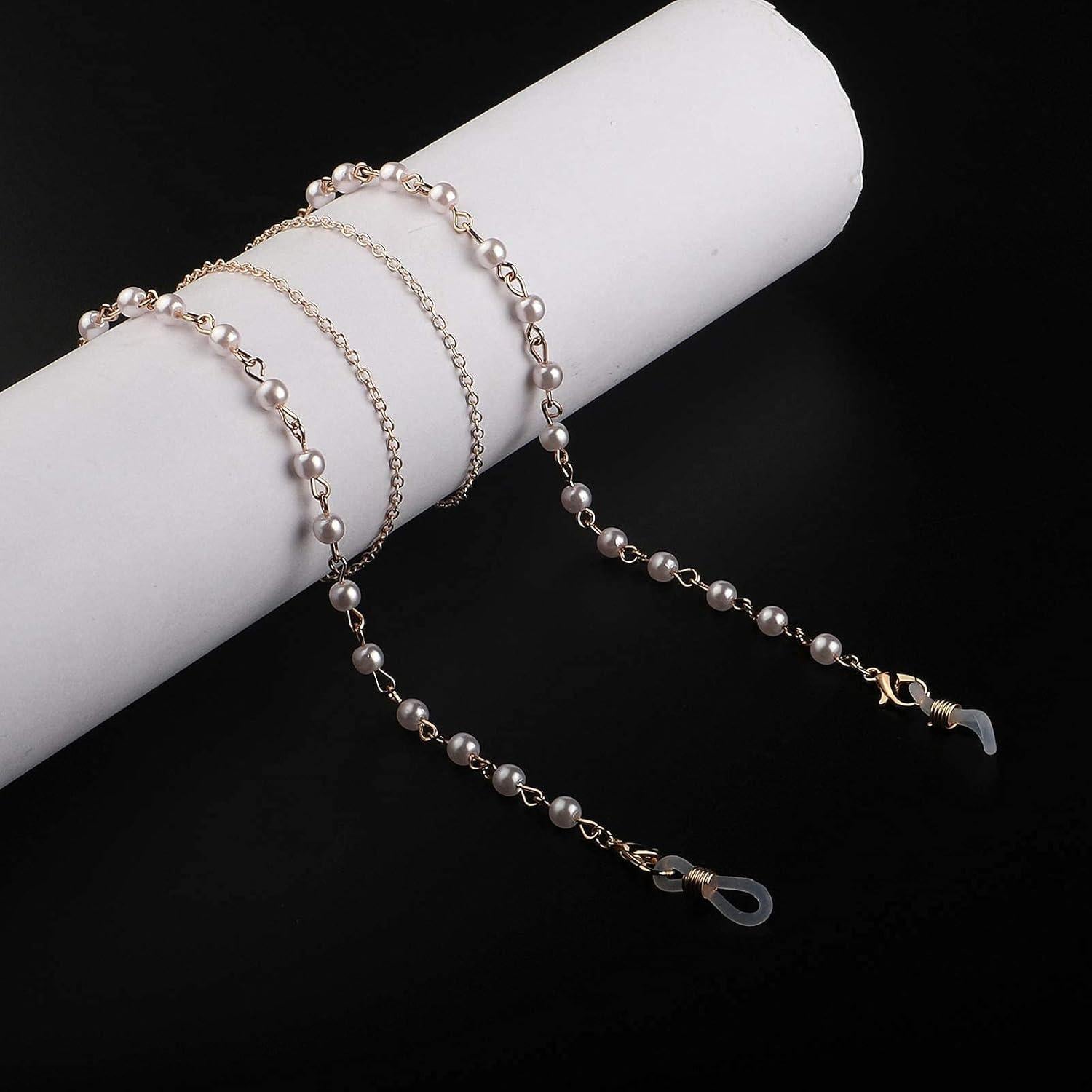 Cadena de Gafas LANG XUAN 75 cm Soporte para Lentes Oro