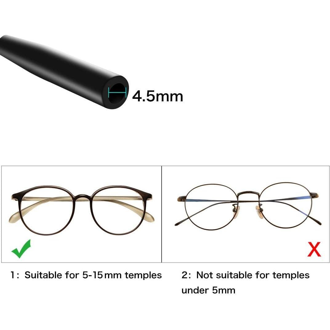 Correa para Gafas Deportivas Ajustable Nailon Negro