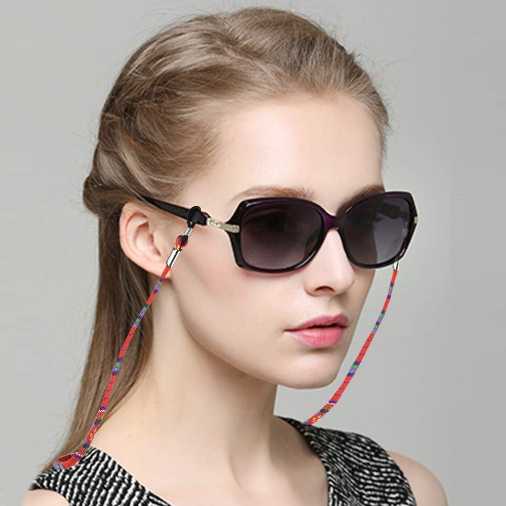 Correa para Gafas Multicolor 12 Piezas Algodón Yeabwps