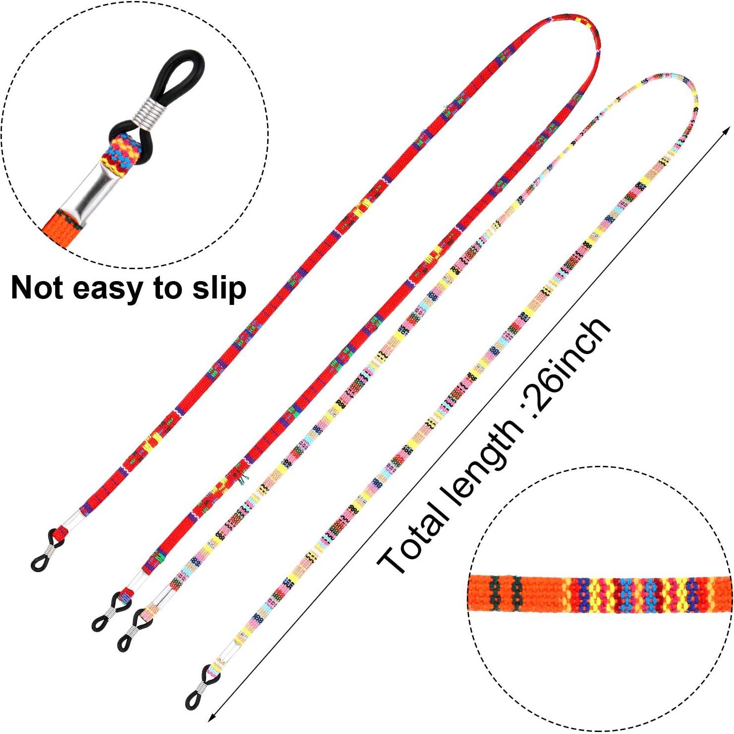 Cadena para Lentes Frienda 8 Piezas Ajustable Unisex