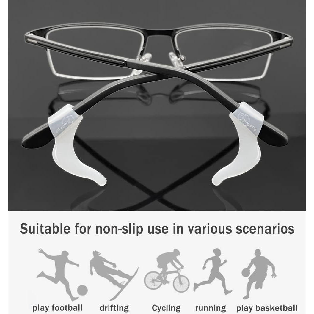 Ganchos de Silicona Suave PTSLKHN para Gafas - 10 Pares
