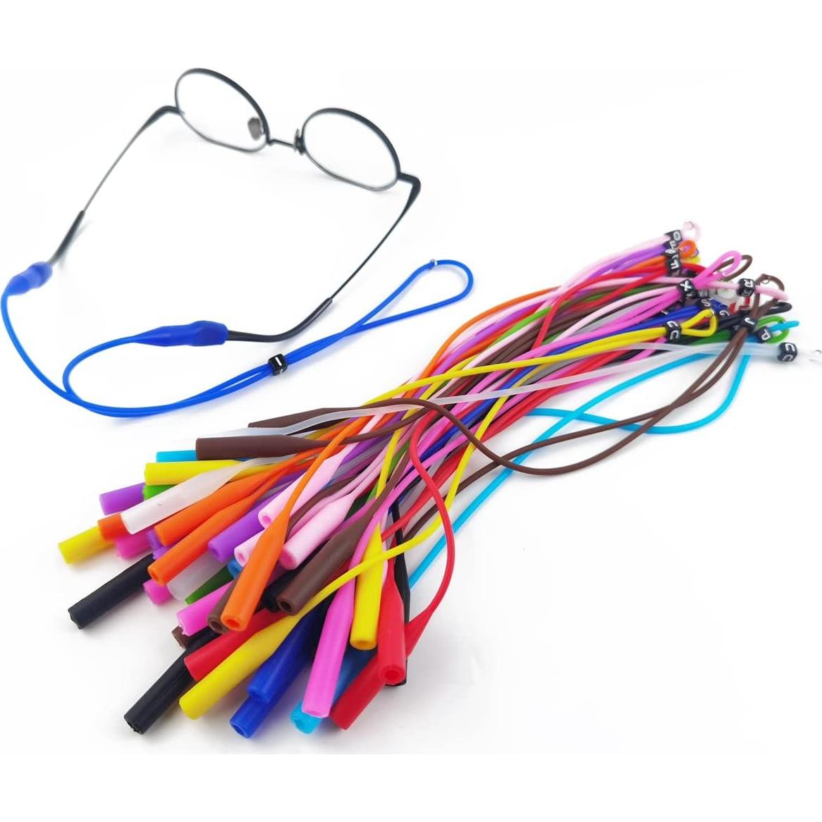 Correas para Gafas GXXMEI 24PCS Silicona Ajustables