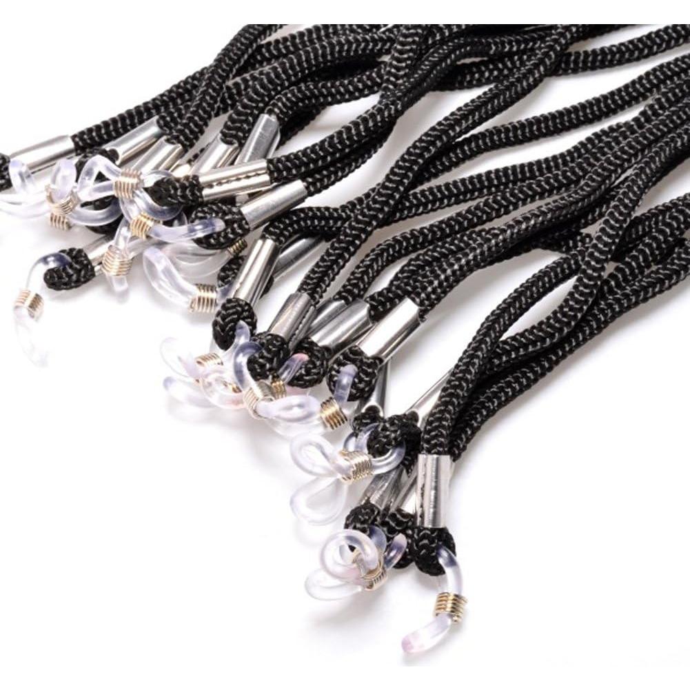 20 Pcs Soporte de Gafas de Sol Negro Ajustable 60 cm