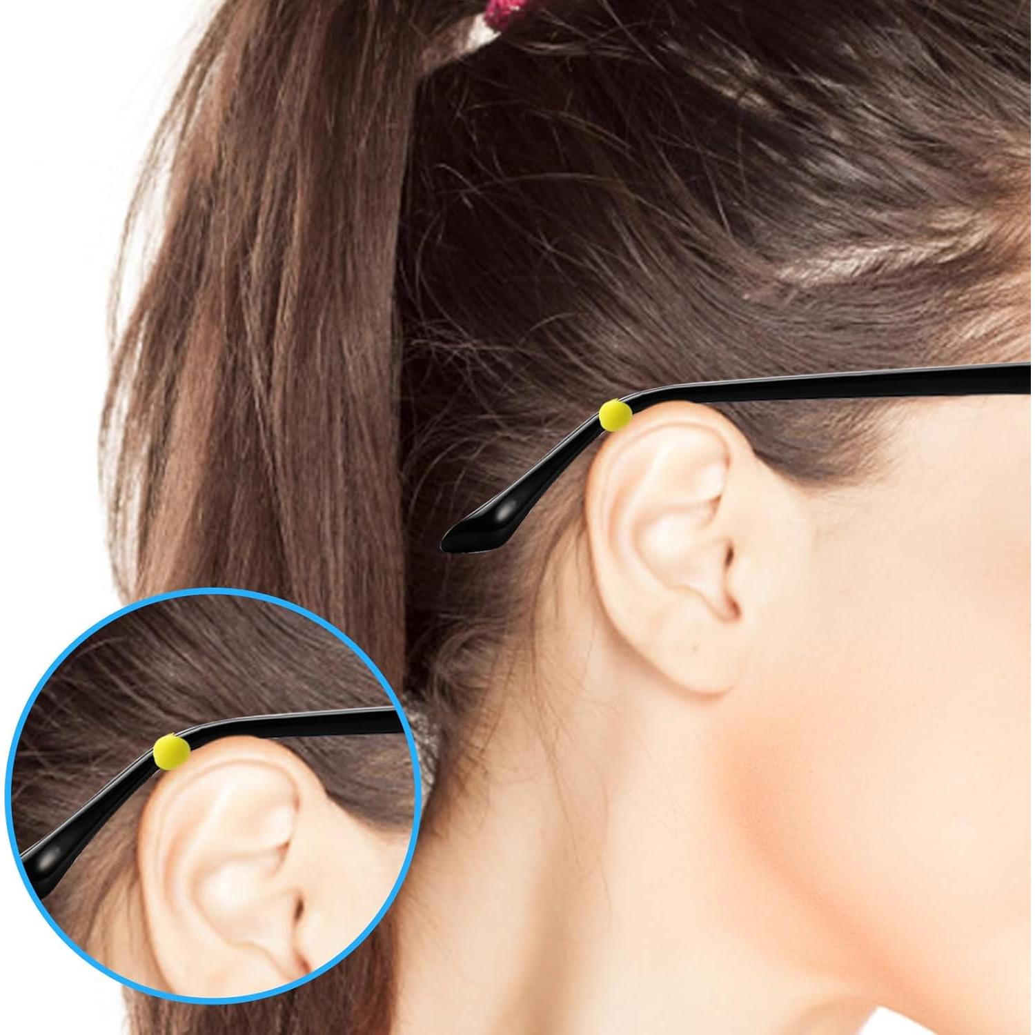 Sujetadores Antideslizantes para Gafas CANIPHA - 12 Pares de Silicona