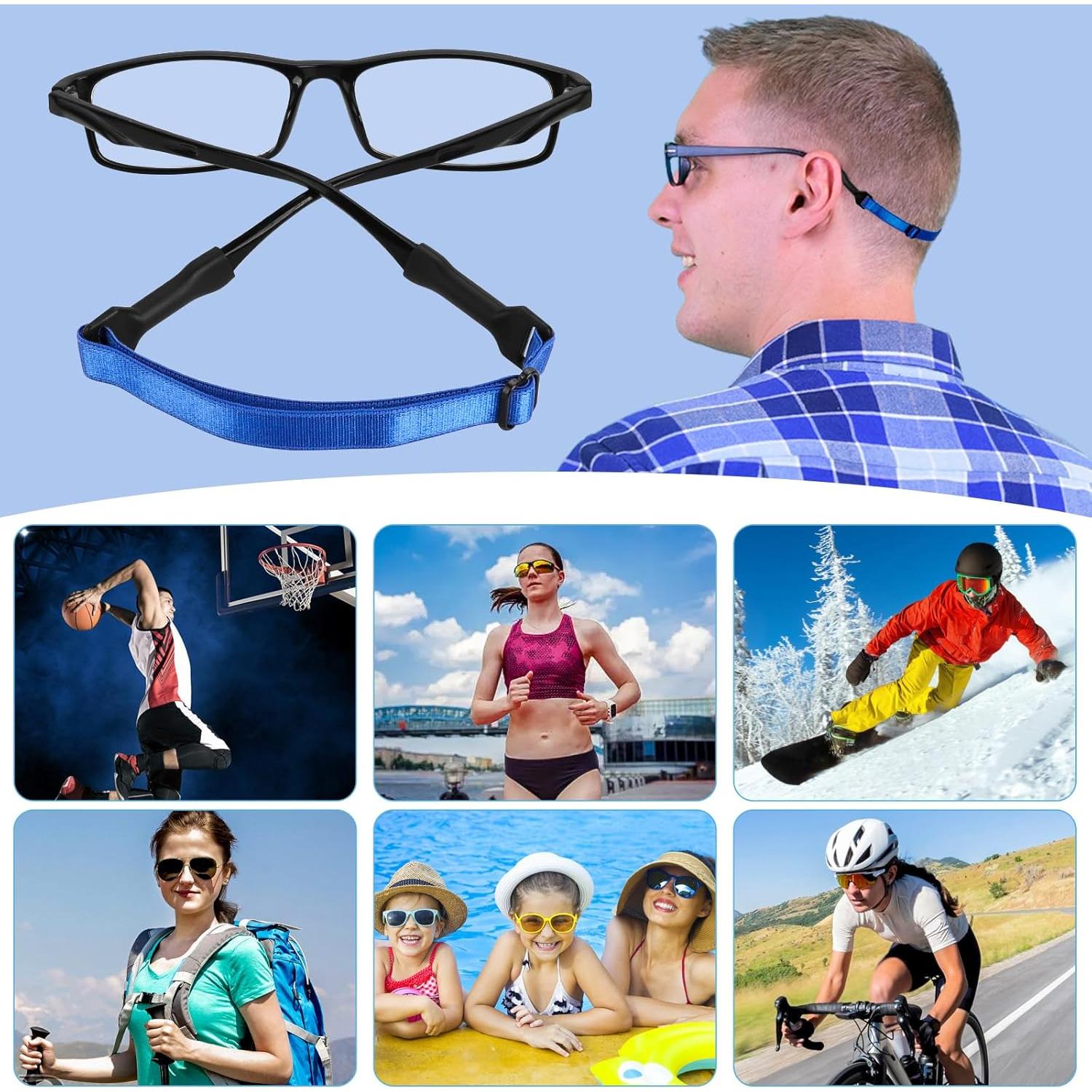 Correa Ajustable para Gafas XFIRE-GEAR - 8 Piezas