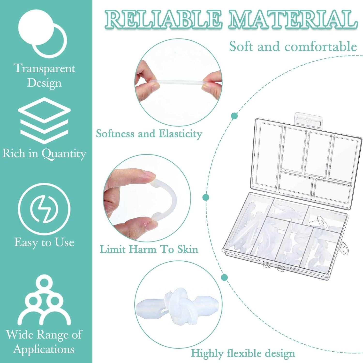 50 Piezas Sujetadores para Gafas Konohan - Almohadillas y Ganchos