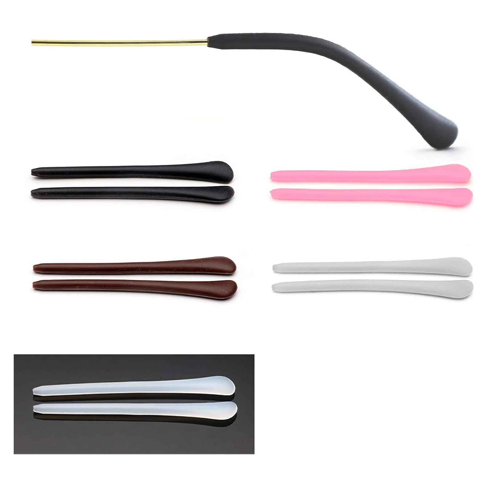 5 Pares Puntas Silicona Antideslizantes Gafas HengKe