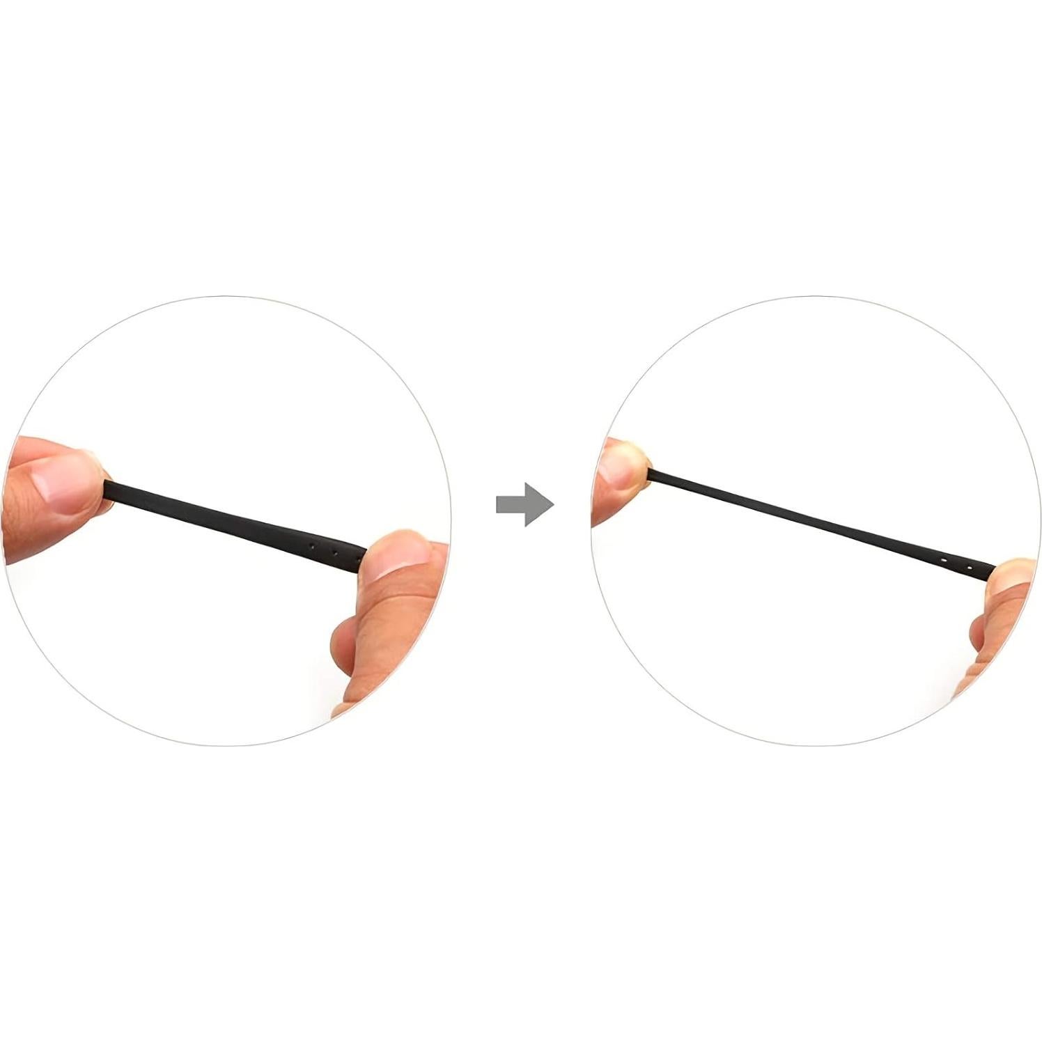 5 Pares Puntas Silicona Antideslizantes Gafas HengKe