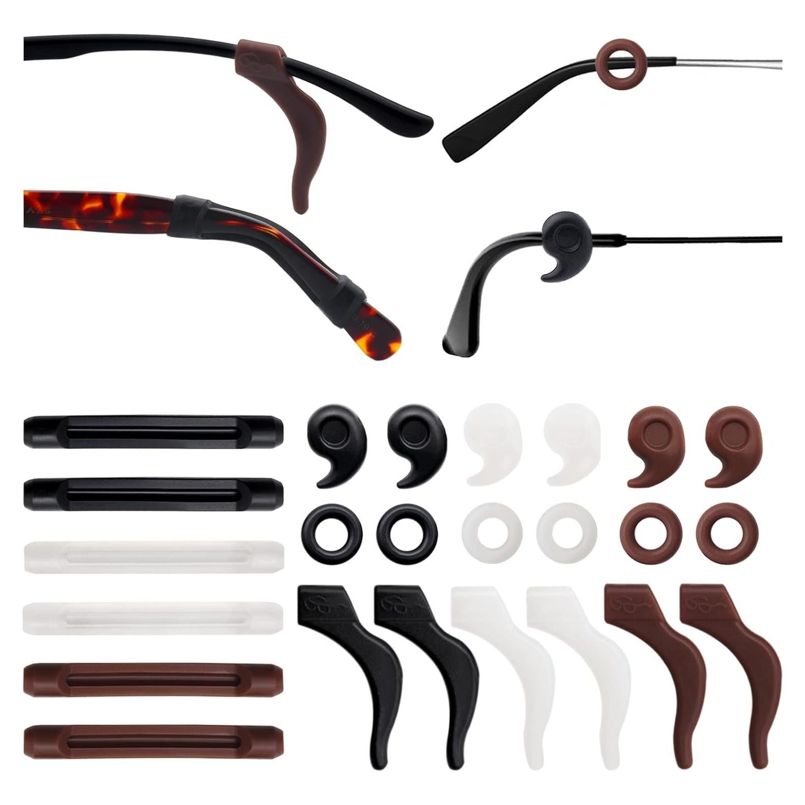 Benvo Sujetadores de Gafas de Silicona Antideslizantes 12 Pzas