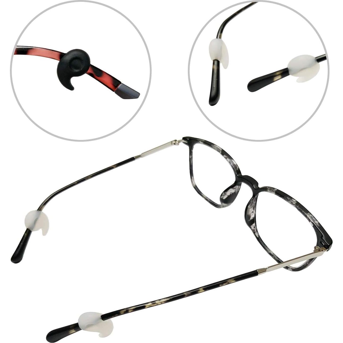 Benvo Sujetadores de Gafas de Silicona Antideslizantes 12 Pzas