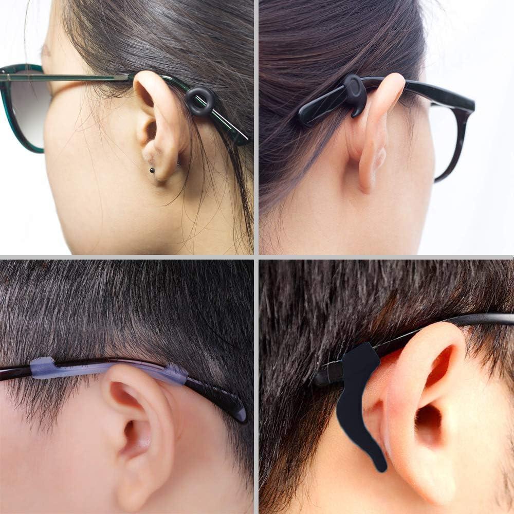 Benvo Sujetadores de Gafas de Silicona Antideslizantes 12 Pzas