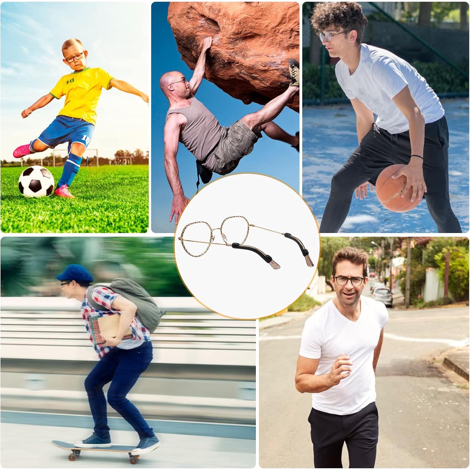 Mangas de Retención de Gafas SMARTTOP Silicona Suave 6 Pares