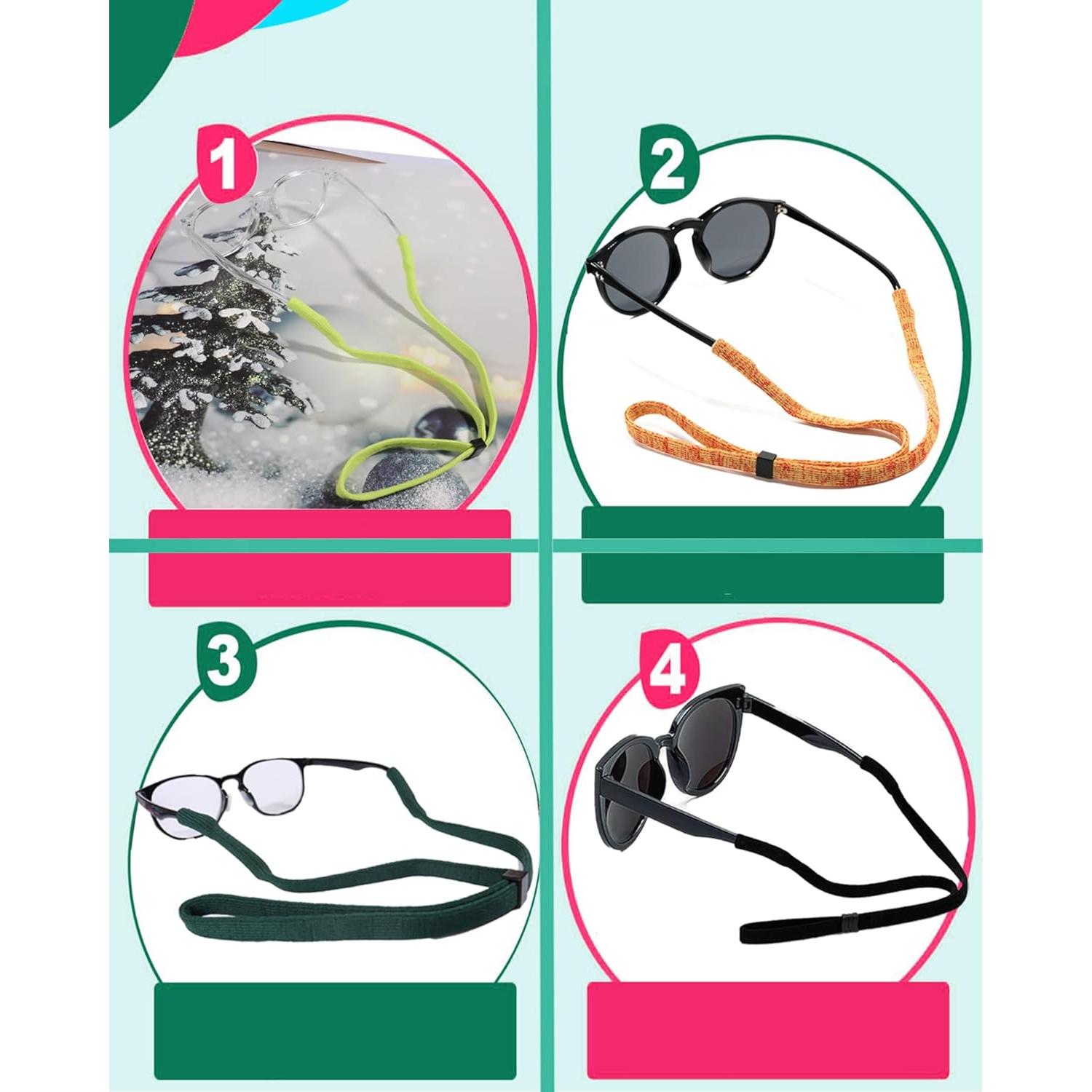 Correa de Gafas HORNYPOOT 8 Piezas Ajustable Niños