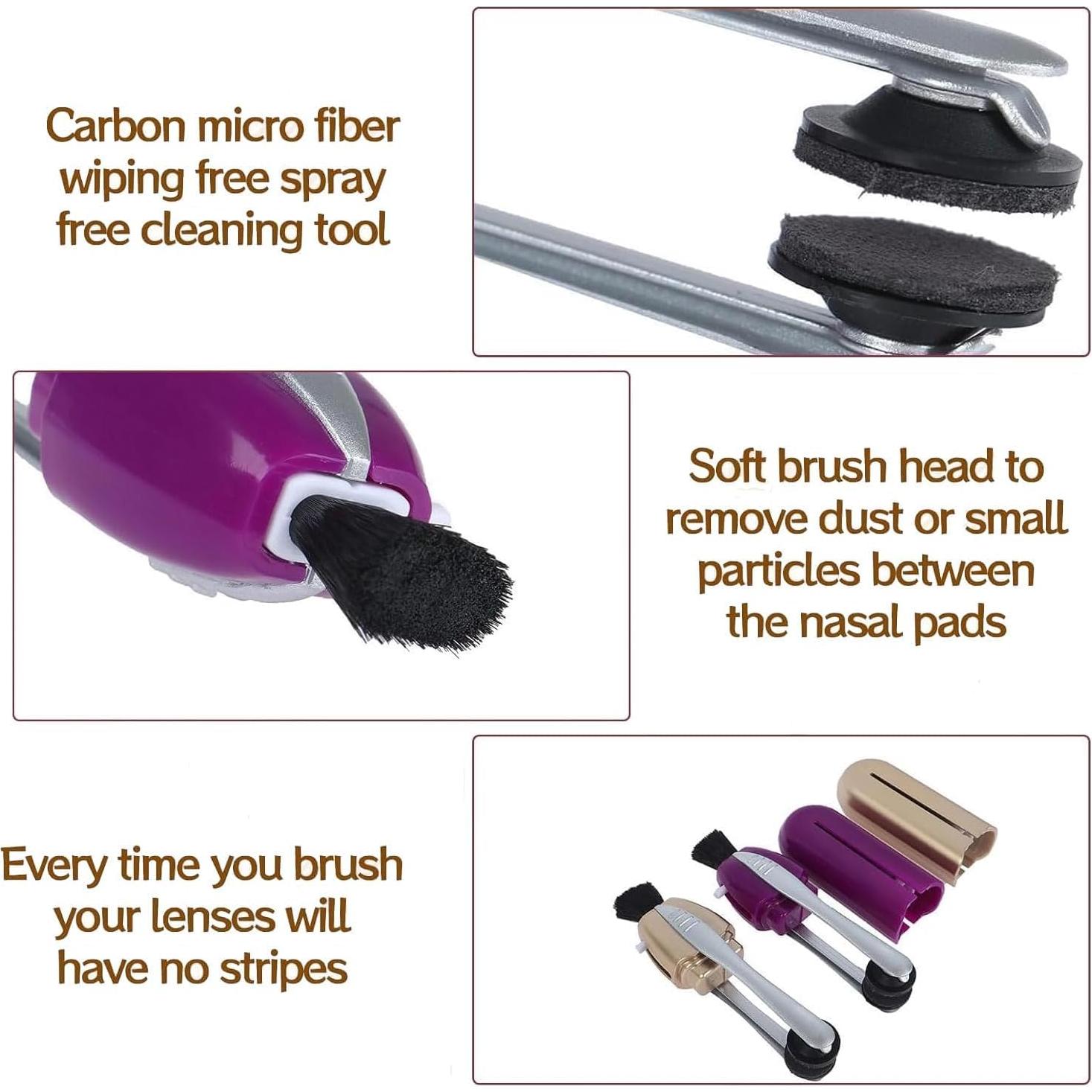 Kit de Limpieza de Gafas LINKHO - 3 Limpiadores Microfibra