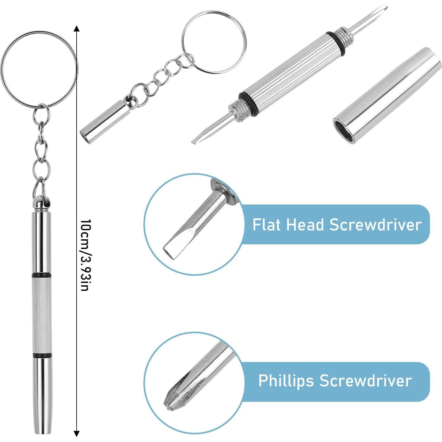 Kit de Reparación de Gafas Trinkrittey con Destornillador