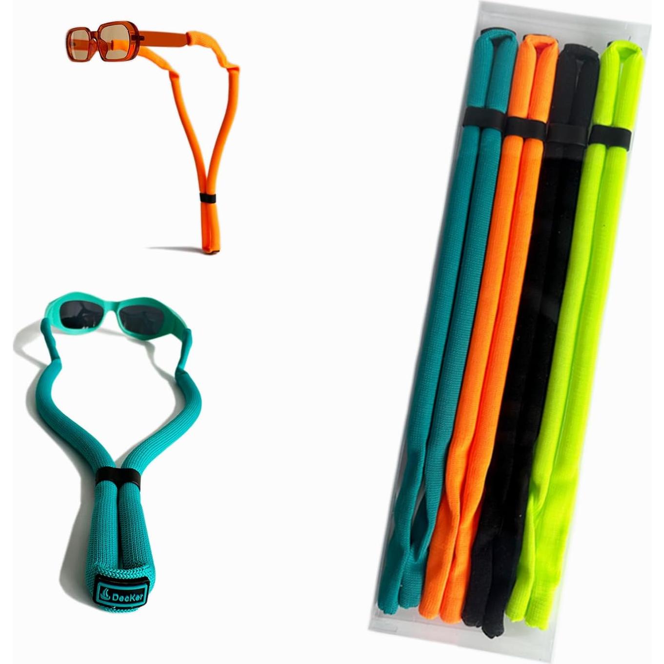 Correa Flotante para Gafas Decker Pack 4 Piezas Ajustable