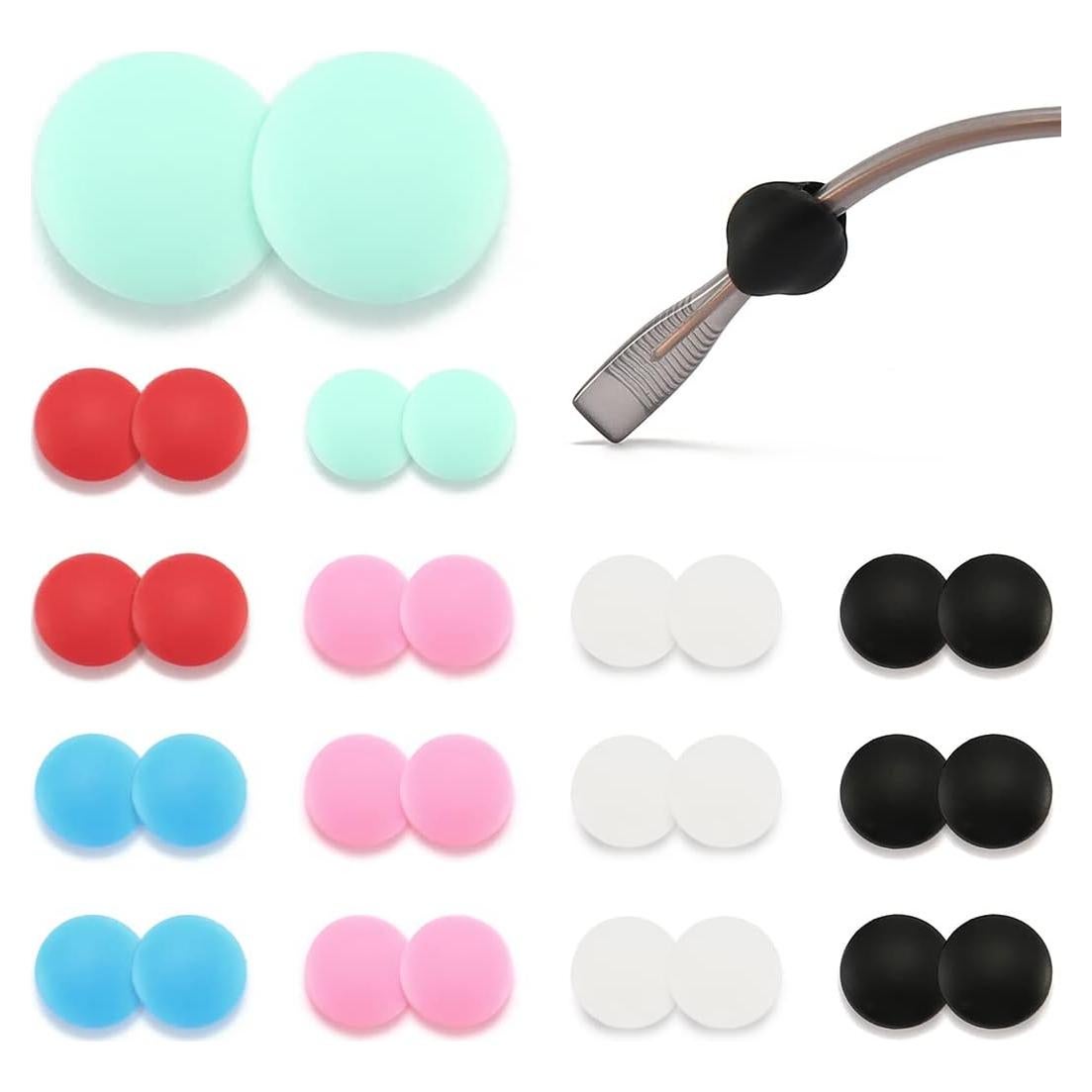 15 Pares de Retenedores de Gafas Silicona Antideslizantes