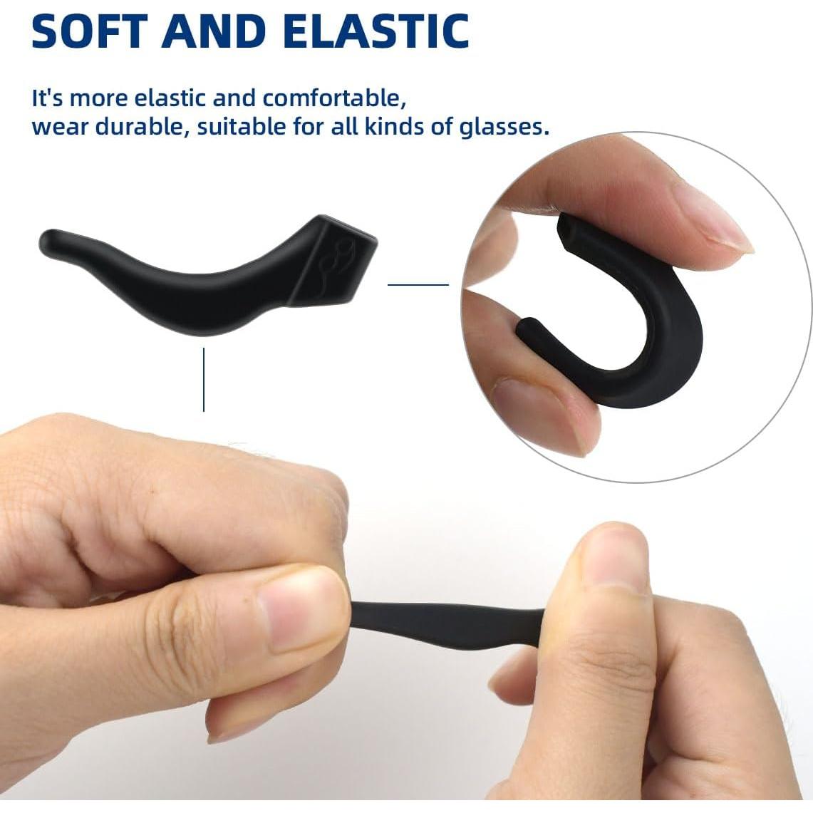 14 Ganchos Antideslizantes de Silicona para Gafas Yuntop