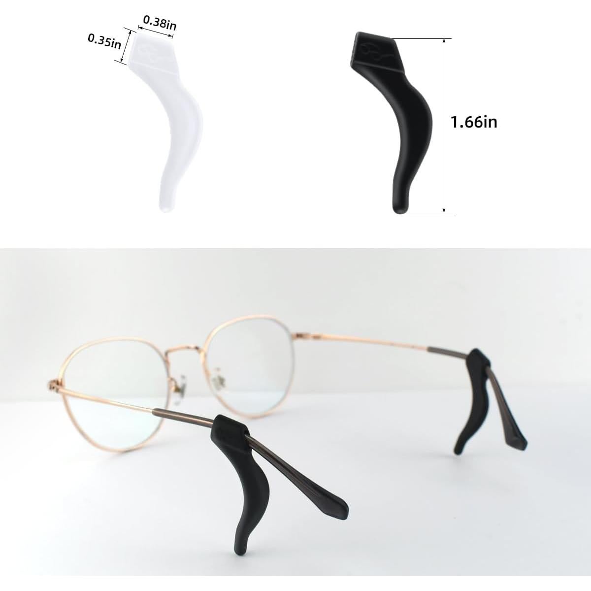 14 Ganchos Antideslizantes de Silicona para Gafas Yuntop