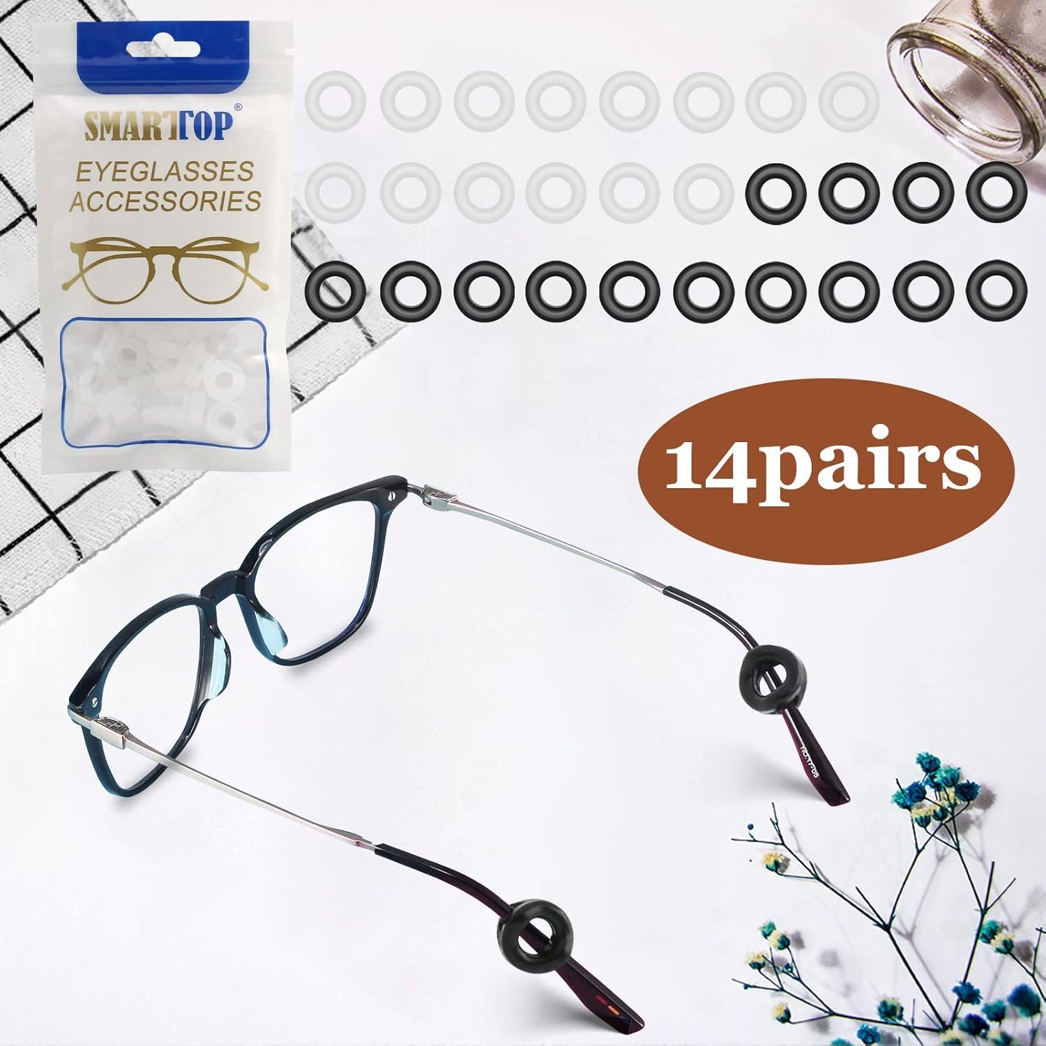 14 Pares de Fundas Antideslizantes para Gafas - SMARTTOP