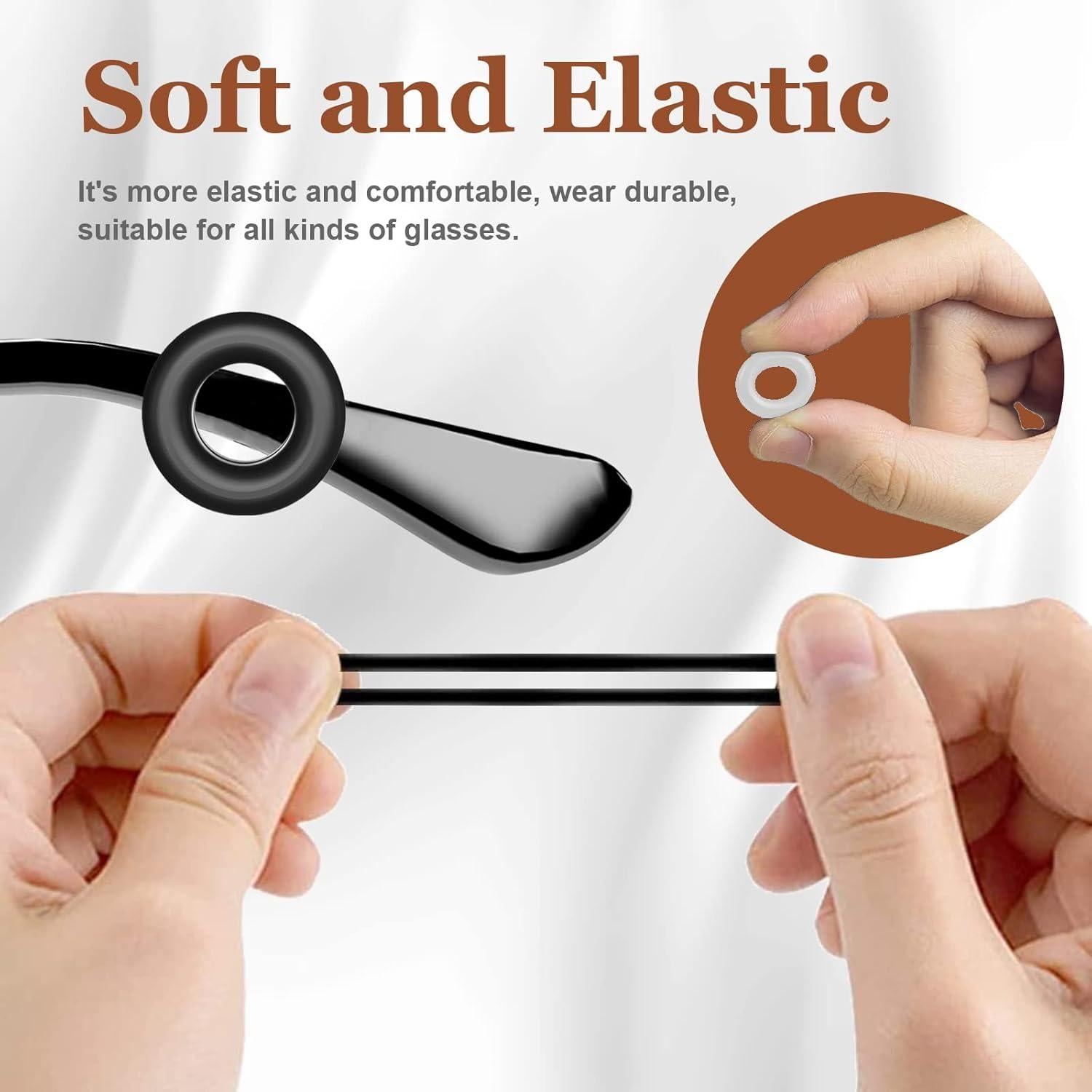 14 Pares de Fundas Antideslizantes para Gafas - SMARTTOP