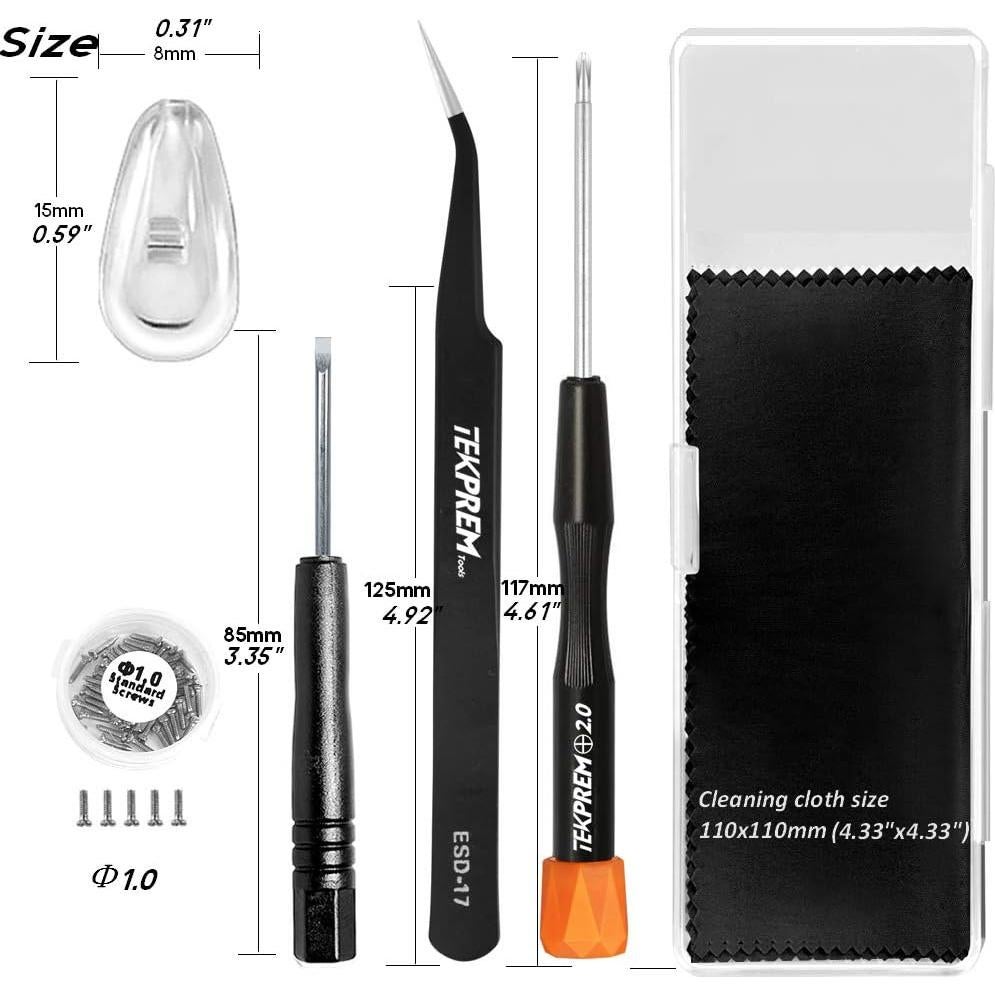 Kit de Almohadillas para Nariz de Gafas TEKPREM con 5 Pares