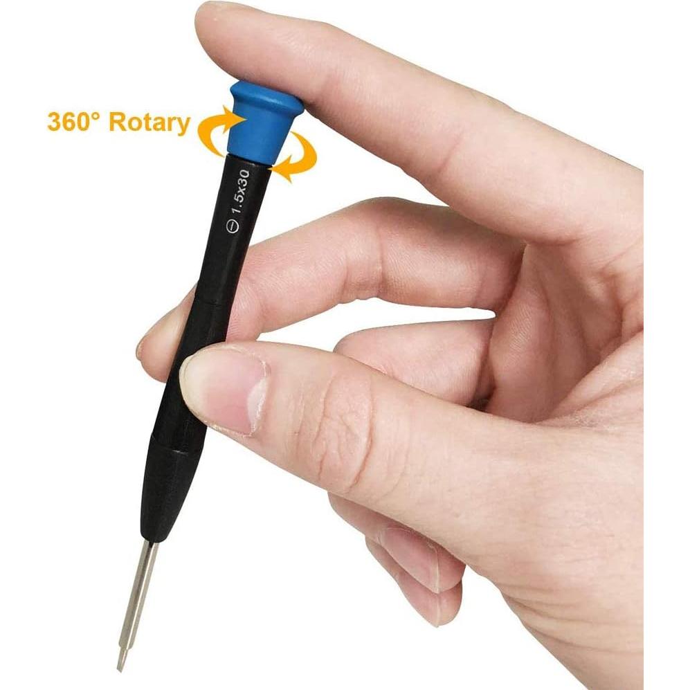 Kit de Reparación de Gafas HKIDEE con 1000 Tornillos y 6 Destornilladores