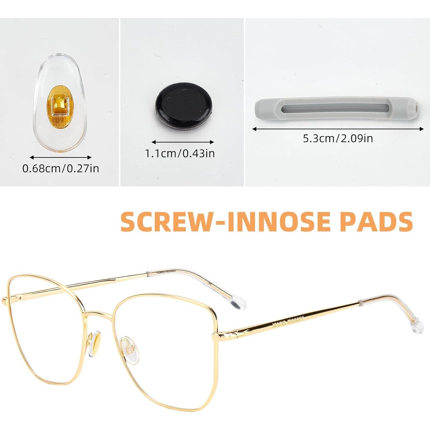 Kit de Reparación de Gafas Niceneeded con Tornillos y Destornillador