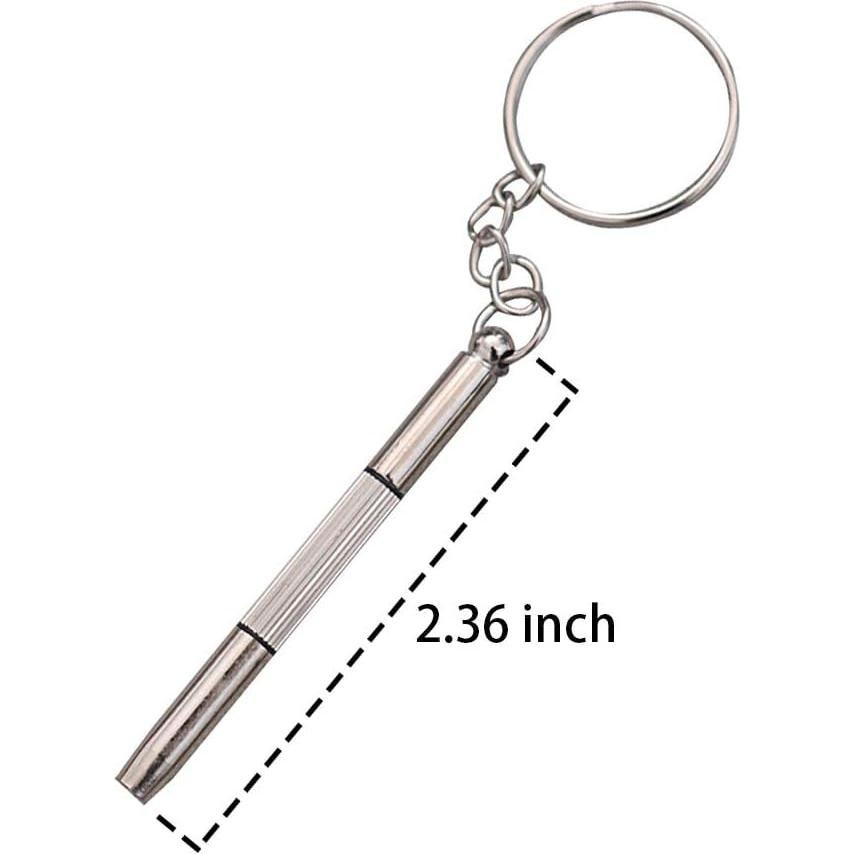 ReNext llavero destornillador 3 en 1 portátil de acero