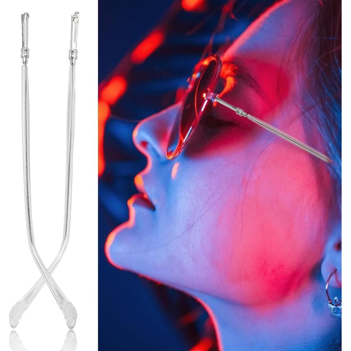 Patillas de Metal para Gafas LNQ LUNIQI Repuesto Universal Plata