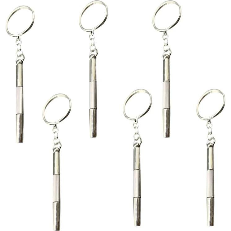 6 Piezas Destornillador Mini Aliotech Acero Inoxidable