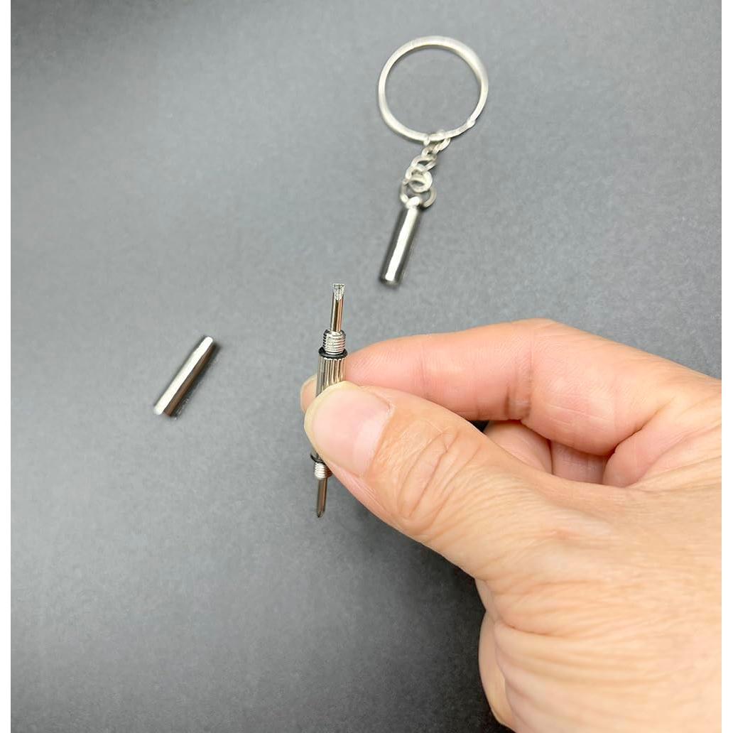 6 Piezas Destornillador Mini Aliotech Acero Inoxidable