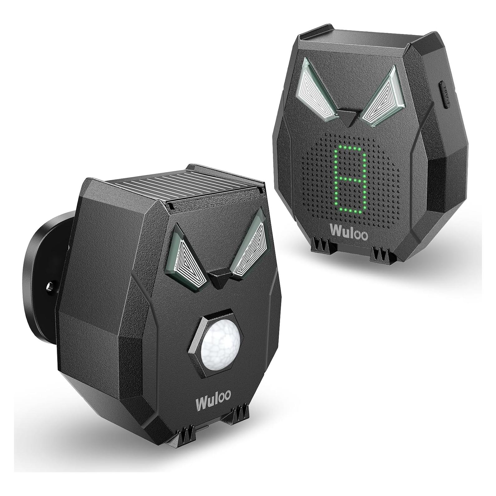 Alarma Solar Inalámbrica Wuloo con 1 Sensor y Receptor