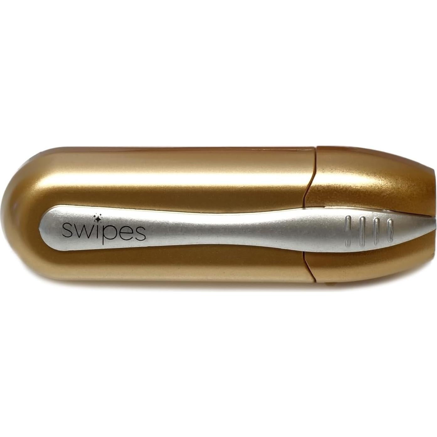 Limpiador de gafas Calabria Swipes 2 Pack Oro y Púrpura