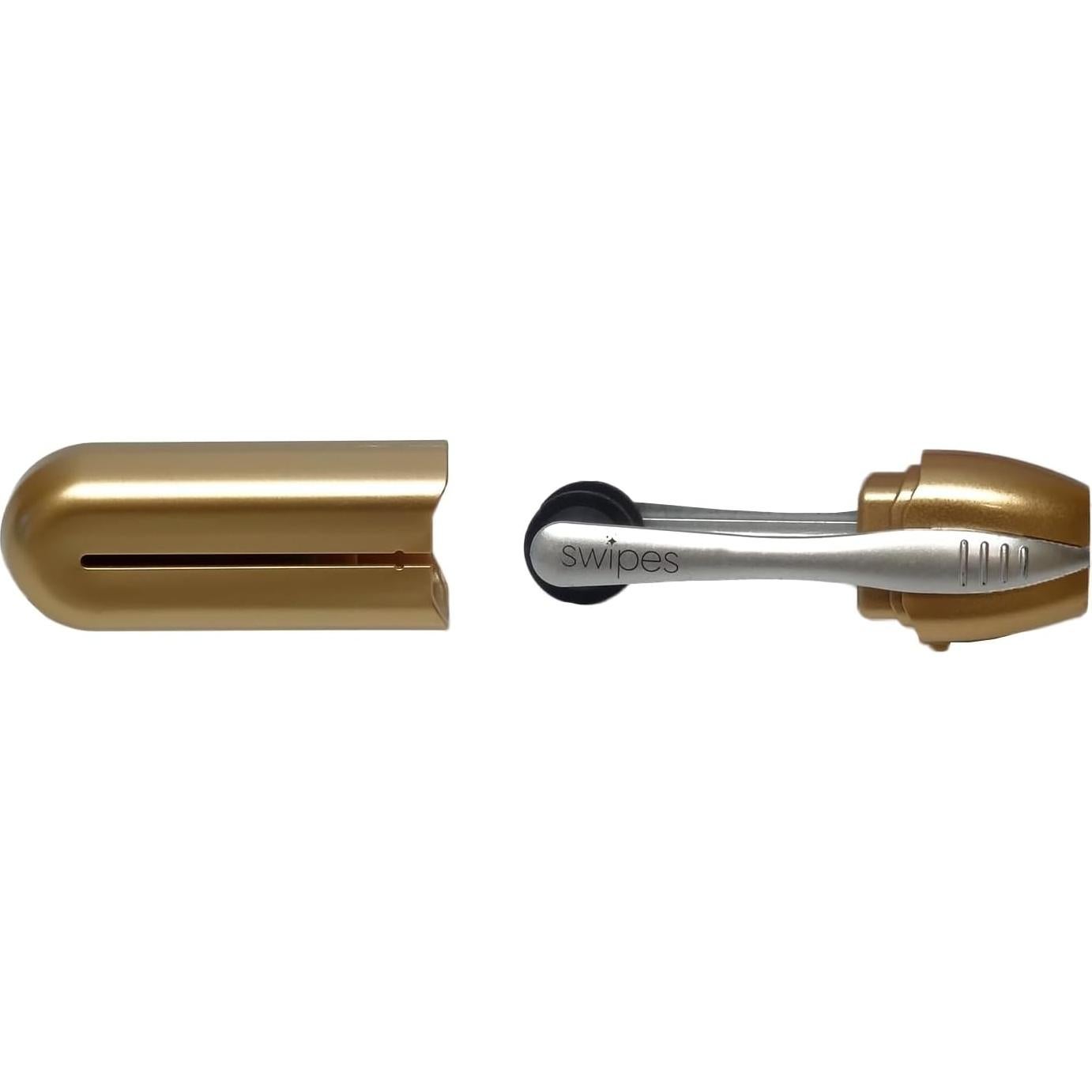 Limpiador de gafas Calabria Swipes 2 Pack Oro y Púrpura