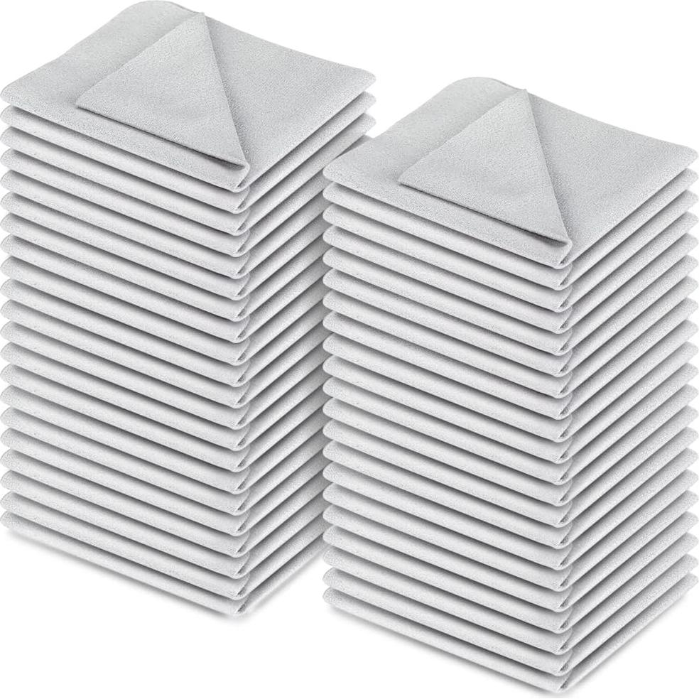 Paño de Limpieza iGeyzoe 100 Pcs Suede 15x18 cm