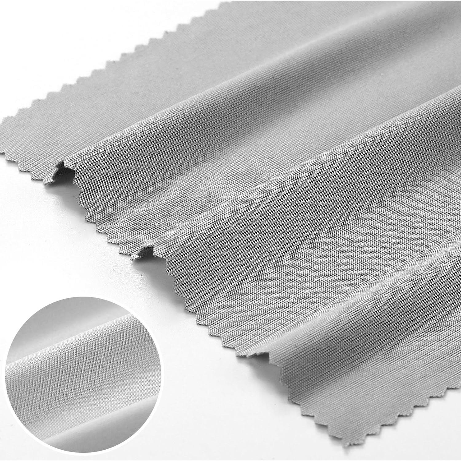 Paños de Microfibra Sumind 100 Pcs 13.97 cm Gris y Blanco