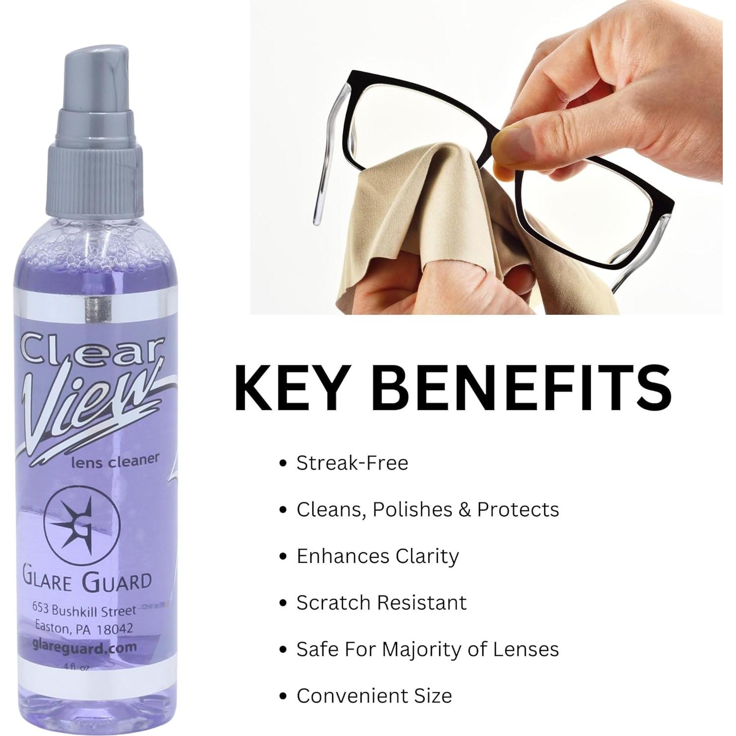 Limpiador de Lentes Clear View 118ml Anti-Rayas y Anti-Estático