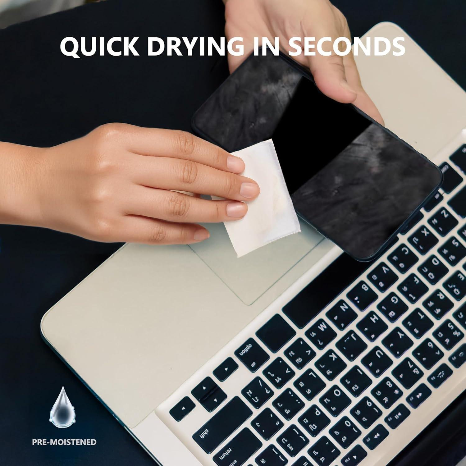 Toallitas de Limpieza iDuster 200 Contenidos para Lentes